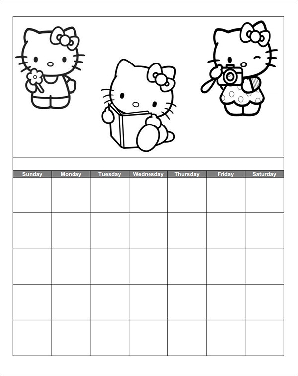 Hello Kitty Printable Calendar Printable Calendars AT A GLANCE Hello Kitty Printable Calendar Printable Calendars AT A GLANCE