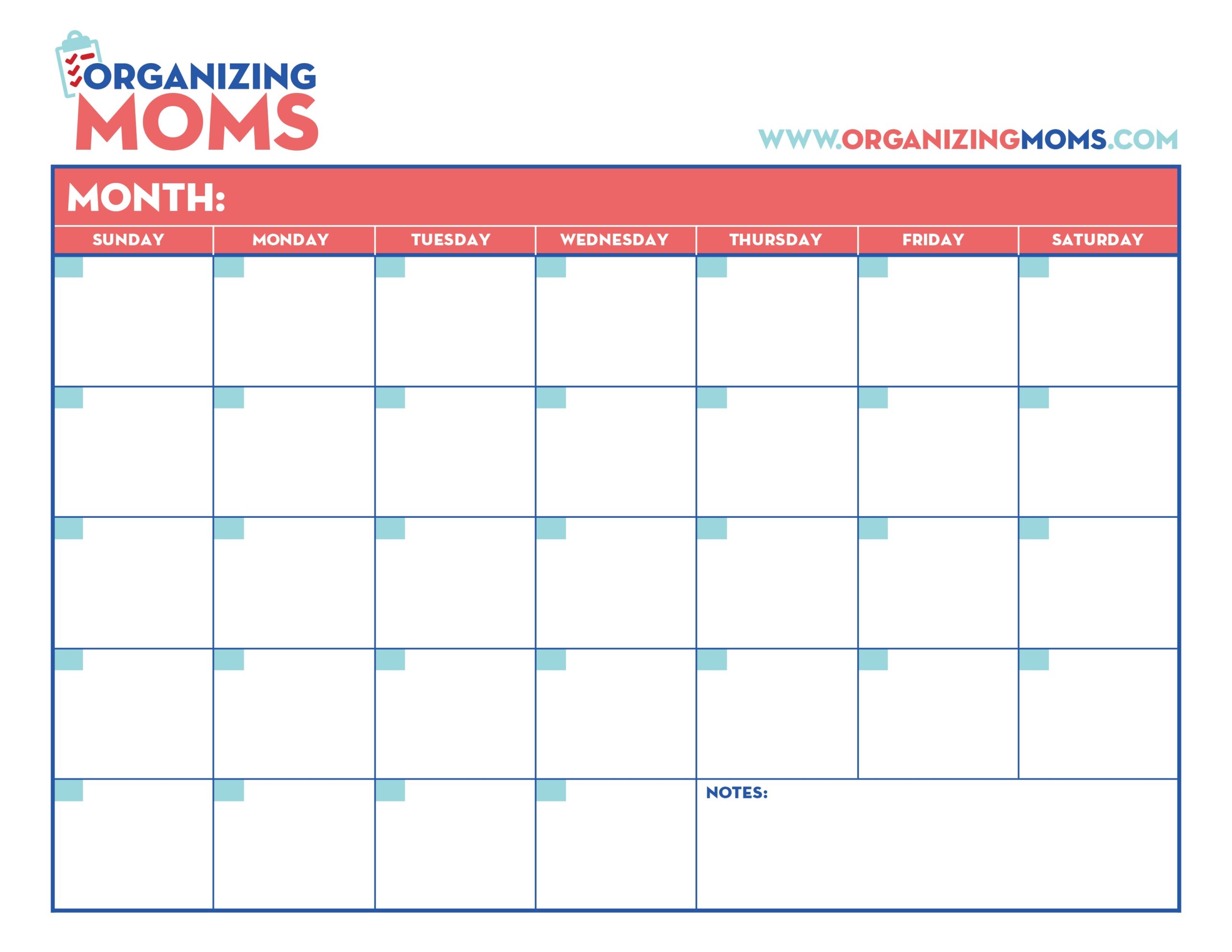 Imoms Printable Calendar Customize And Print