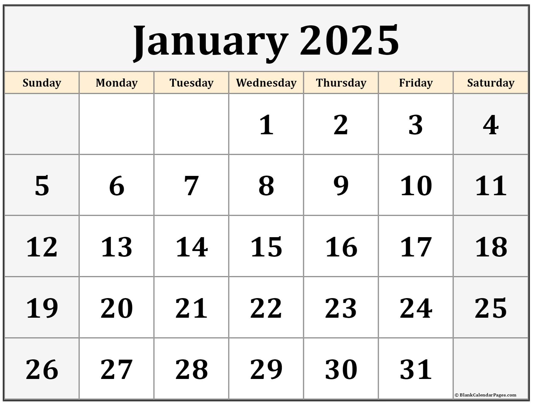 January 2023 Calendar Free Printable Calendars January 2023 Calendar Free Printable Calendars