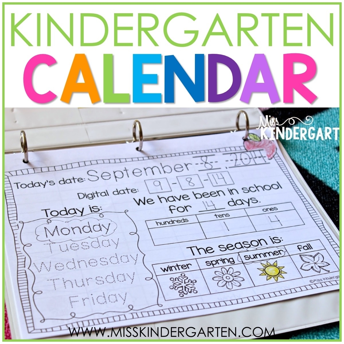 Kindergarten Printable Calendar Kindergarten Printable Calendar