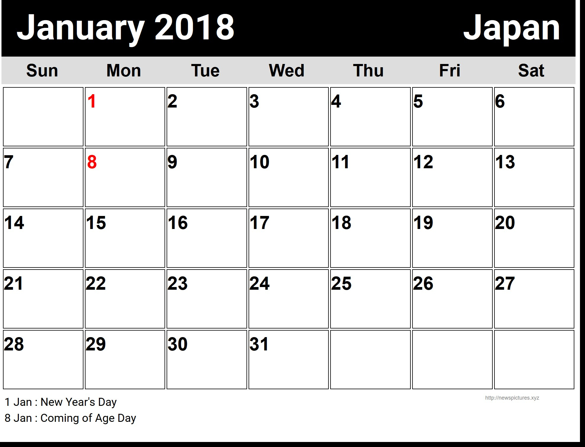 Large Print Free Printable Calendar Large Print Free Printable Calendar