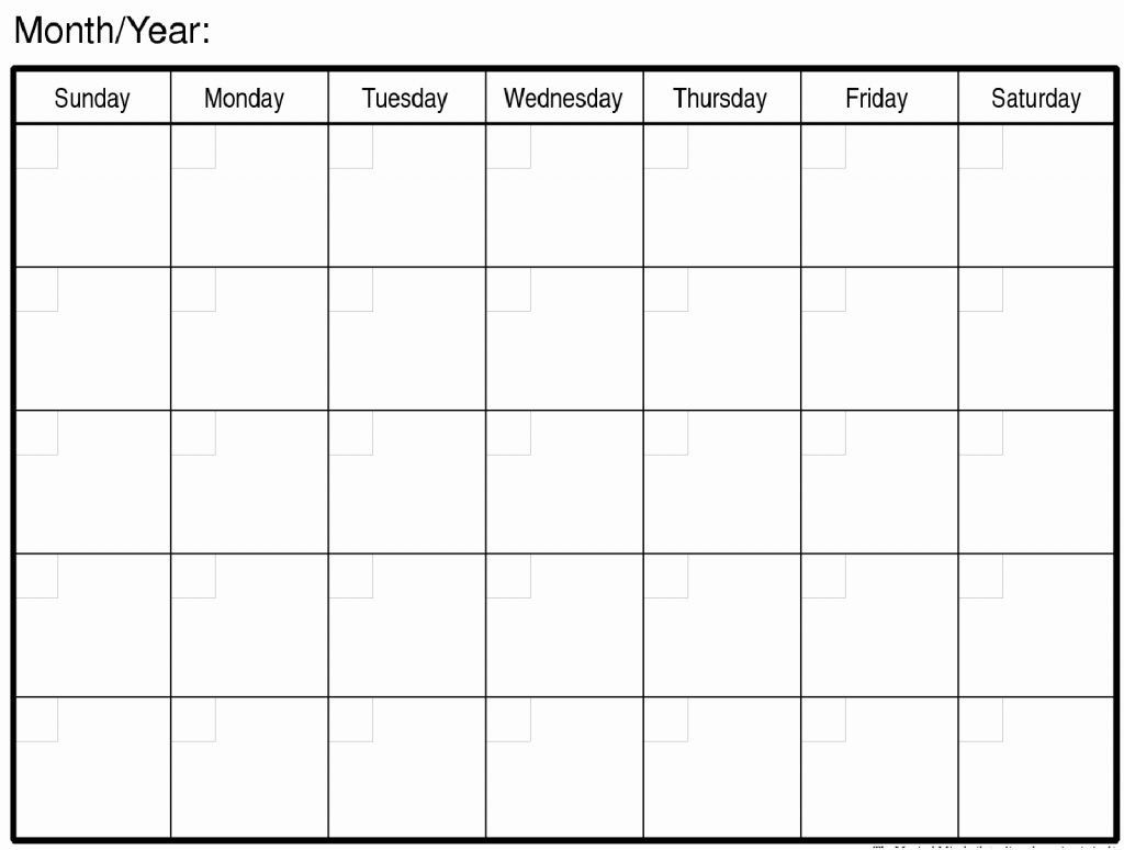 Large Printable Calendars Large Printable Calendars