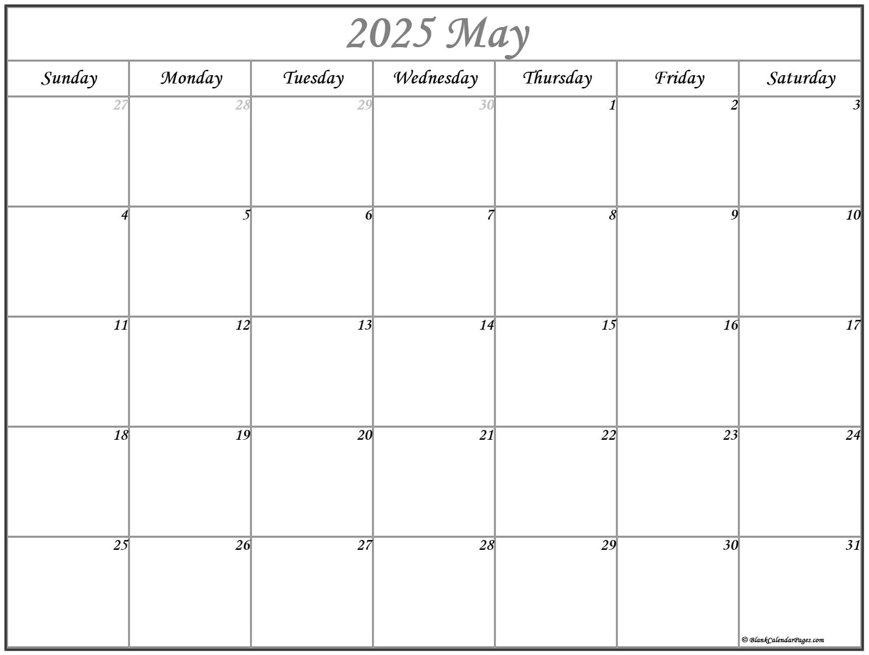 May 2023 Calendar Free Printable Calendars