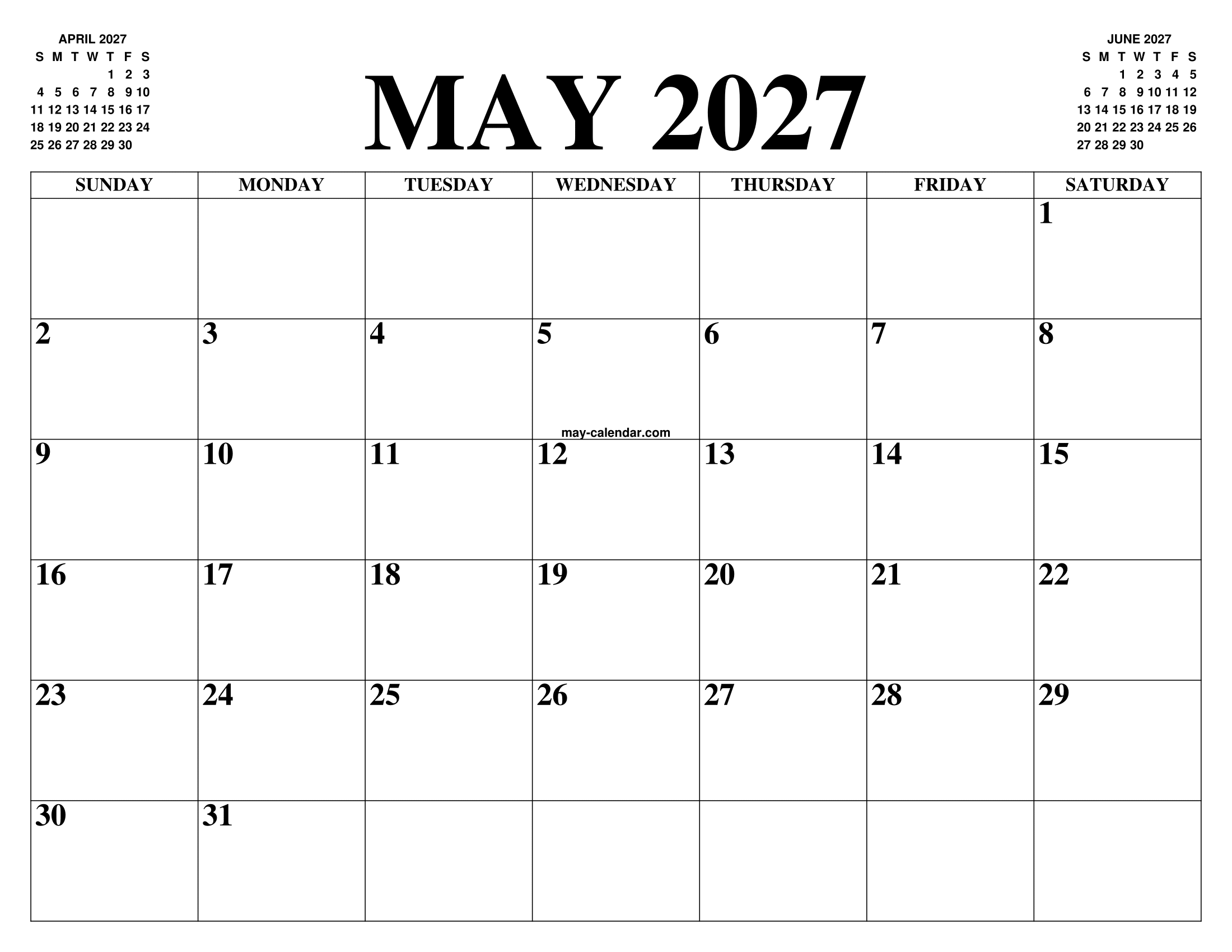 MAY 2027 CALENDAR OF THE MONTH FREE PRINTABLE MAY CALENDAR OF THE YEAR MAY 2027 CALENDAR OF THE MONTH FREE PRINTABLE MAY CALENDAR OF THE YEAR