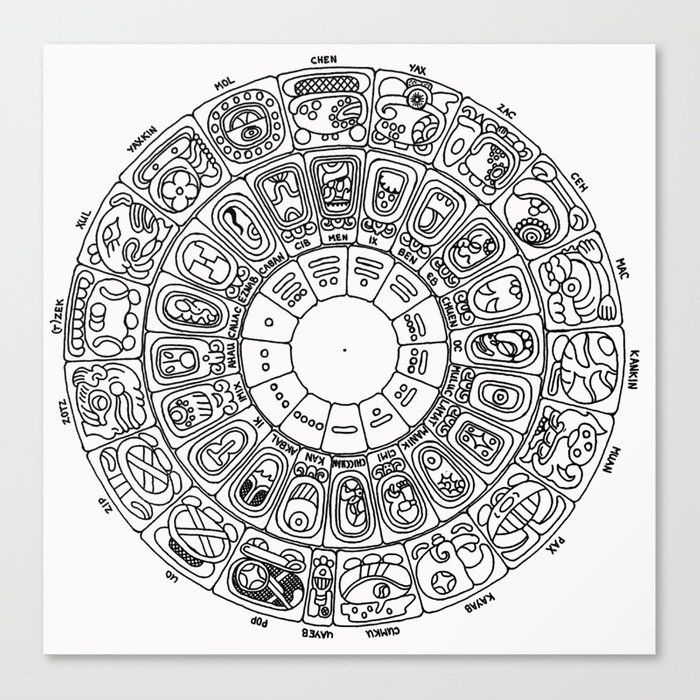 Mayan Calendar Canvas Print By Mantis Galleries MEDIUM Mayan Mayan Calendar Canvas Print By Mantis Galleries MEDIUM Mayan