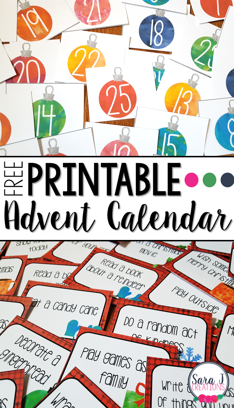 Printable Advent Calendar