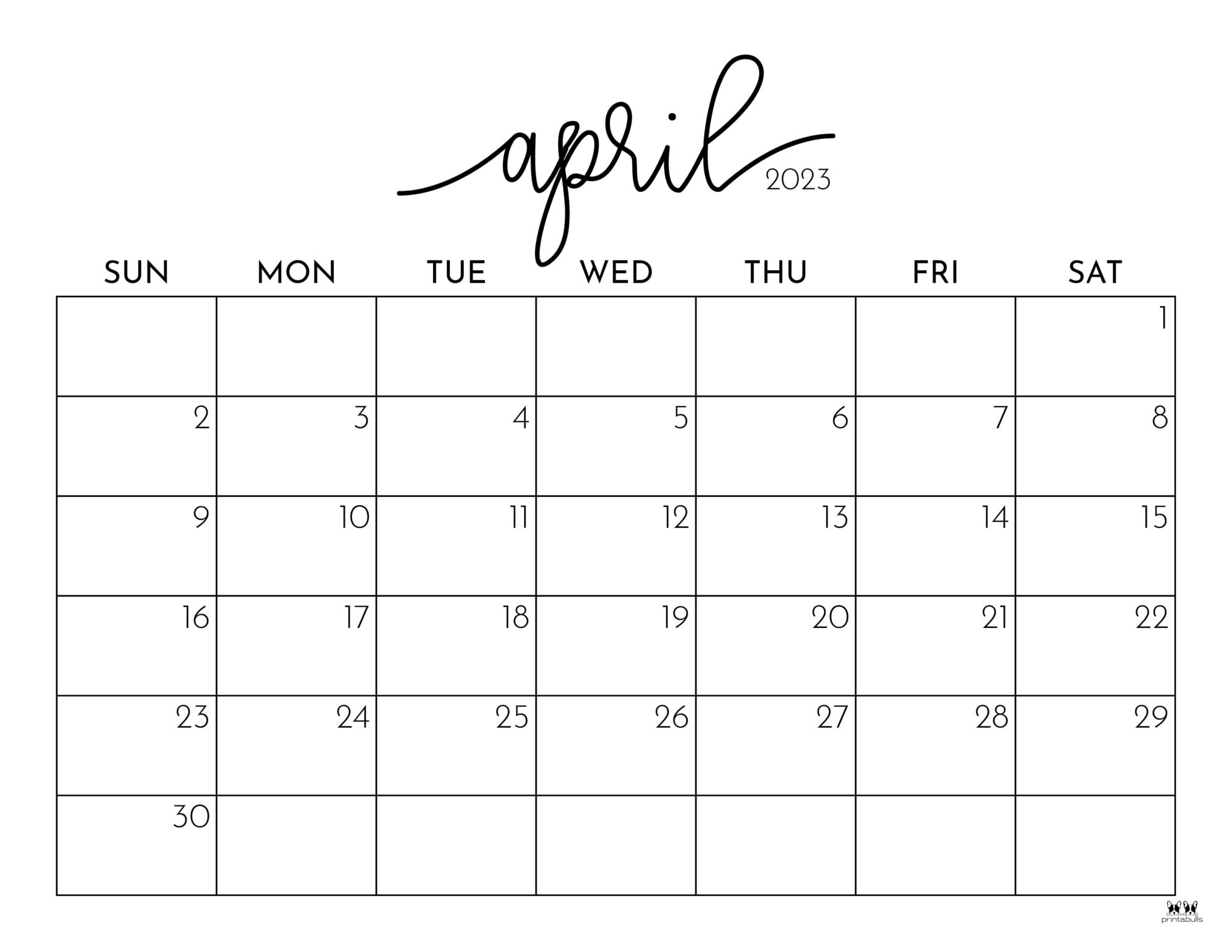 Printable April Calender Yetty Katharyn Printable April Calender Yetty Katharyn