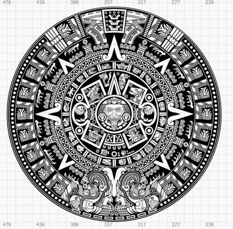 Printable Aztec Calendar
