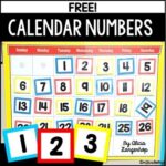 Free Calendar Numbers Printable: Unlock Your Creativity with Fun and ...