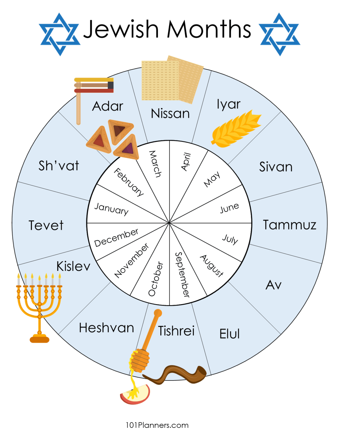 Printable Jewish Calendar Printable Word Searches