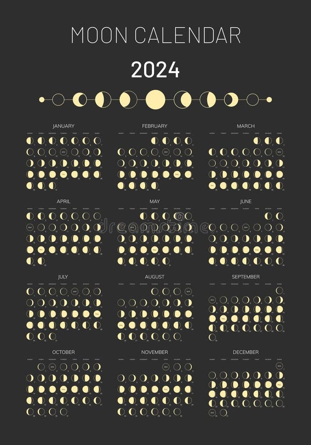 Printable Moon Calendars