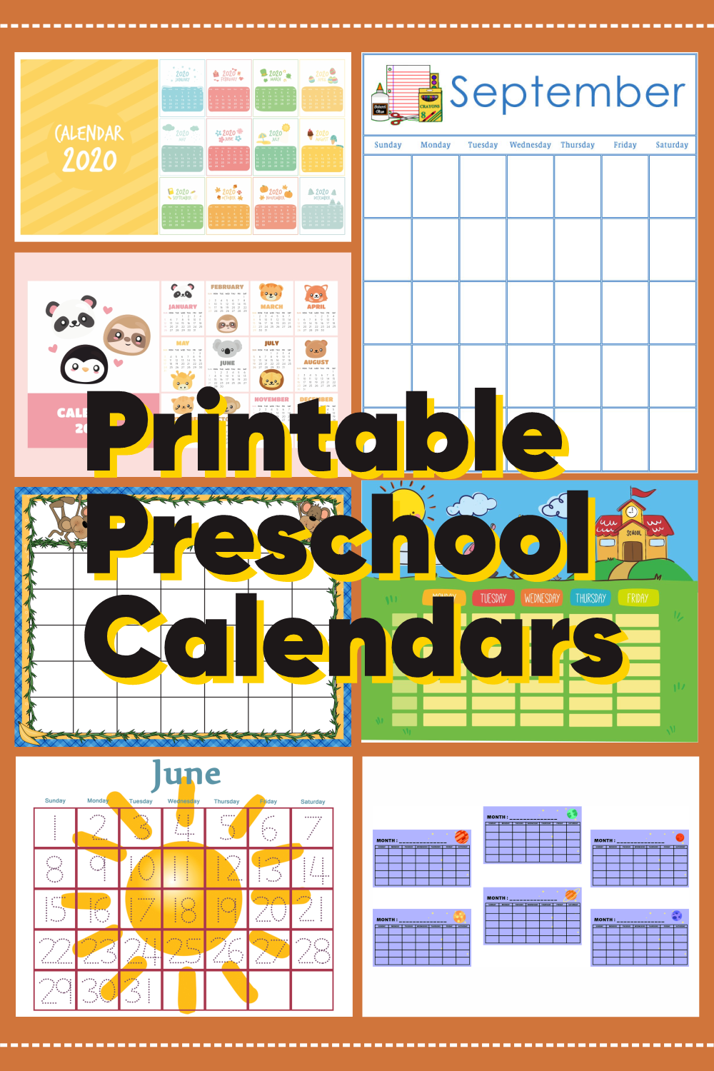 Printable Preschool Calendars Preschool Calendar Free Calendar Printable Preschool Calendars Preschool Calendar Free Calendar