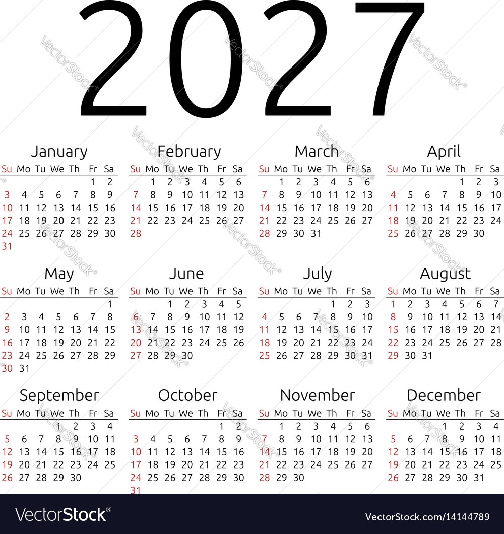 Summer Calendar 2027 Printable We Love Printables